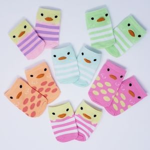 Baby Socks 6-Pack Spring Chicks Booties